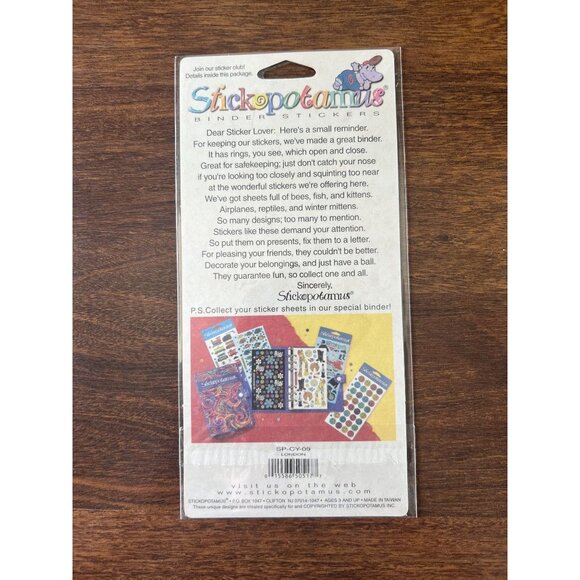 Lot 2 Vintage Stickopotamus Stickers Travel London Ireland Scrapbooking Sealed - Picture 3 of 5